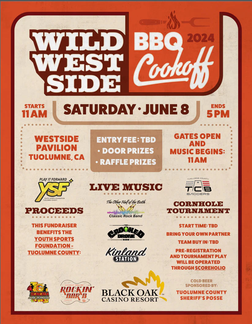 YSF Fundraiser - Sponsorship Donations for Wild Westside BBQ Cookoff